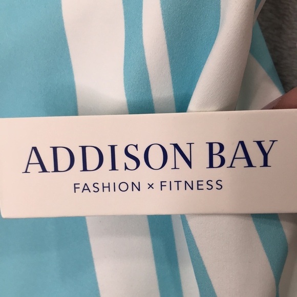 Addison Bay Blue & White Striped Tennis Skirt Size XL New - Picture 2 of 7